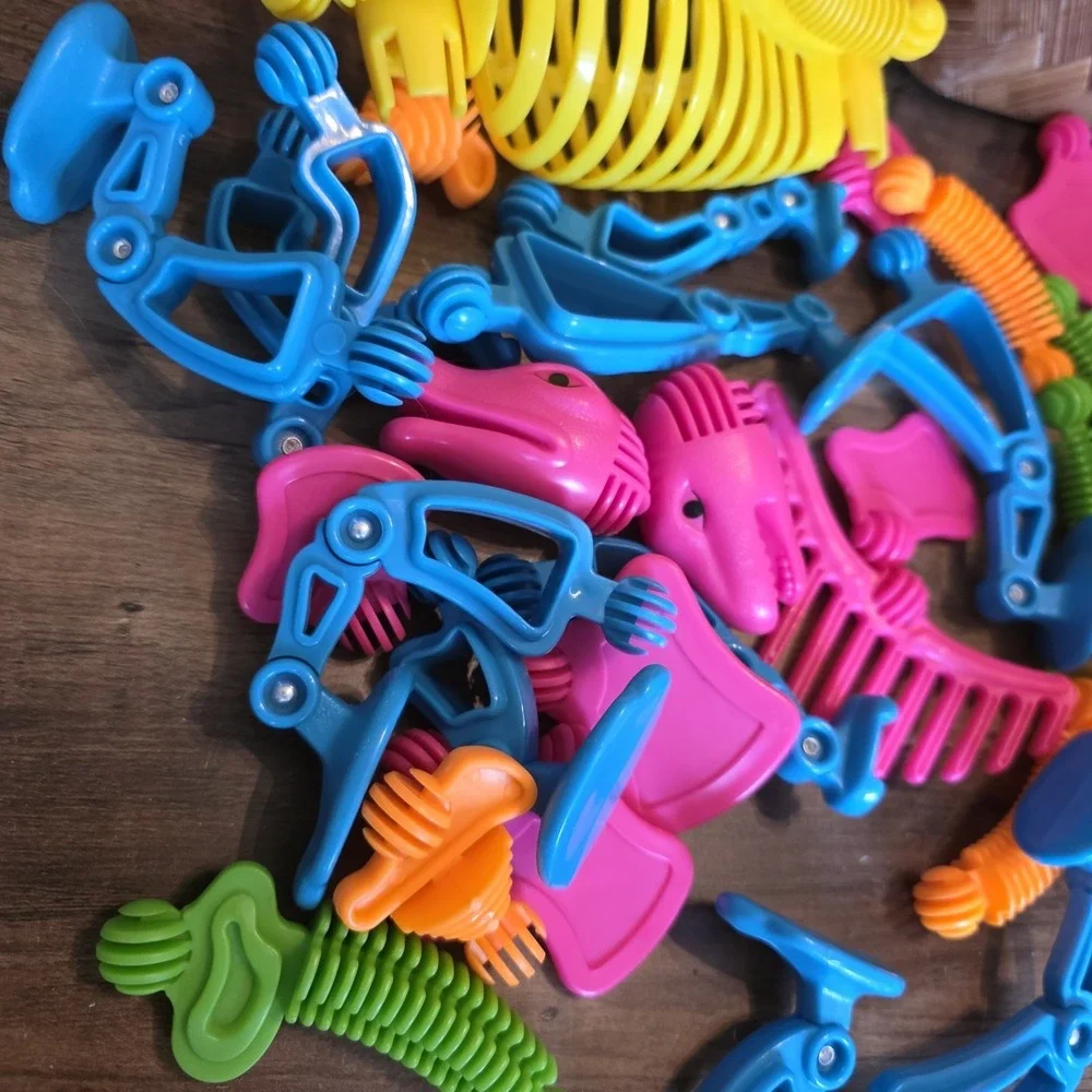 Shelcore Build-A-Saurus Dinosaur Building Set Plastic Colorful Toys Building Toy
